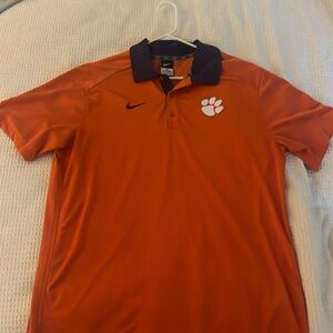 Nike dri-fit Clemson golf shirt